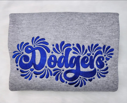 Talavera Dodgers embroidered crewneck